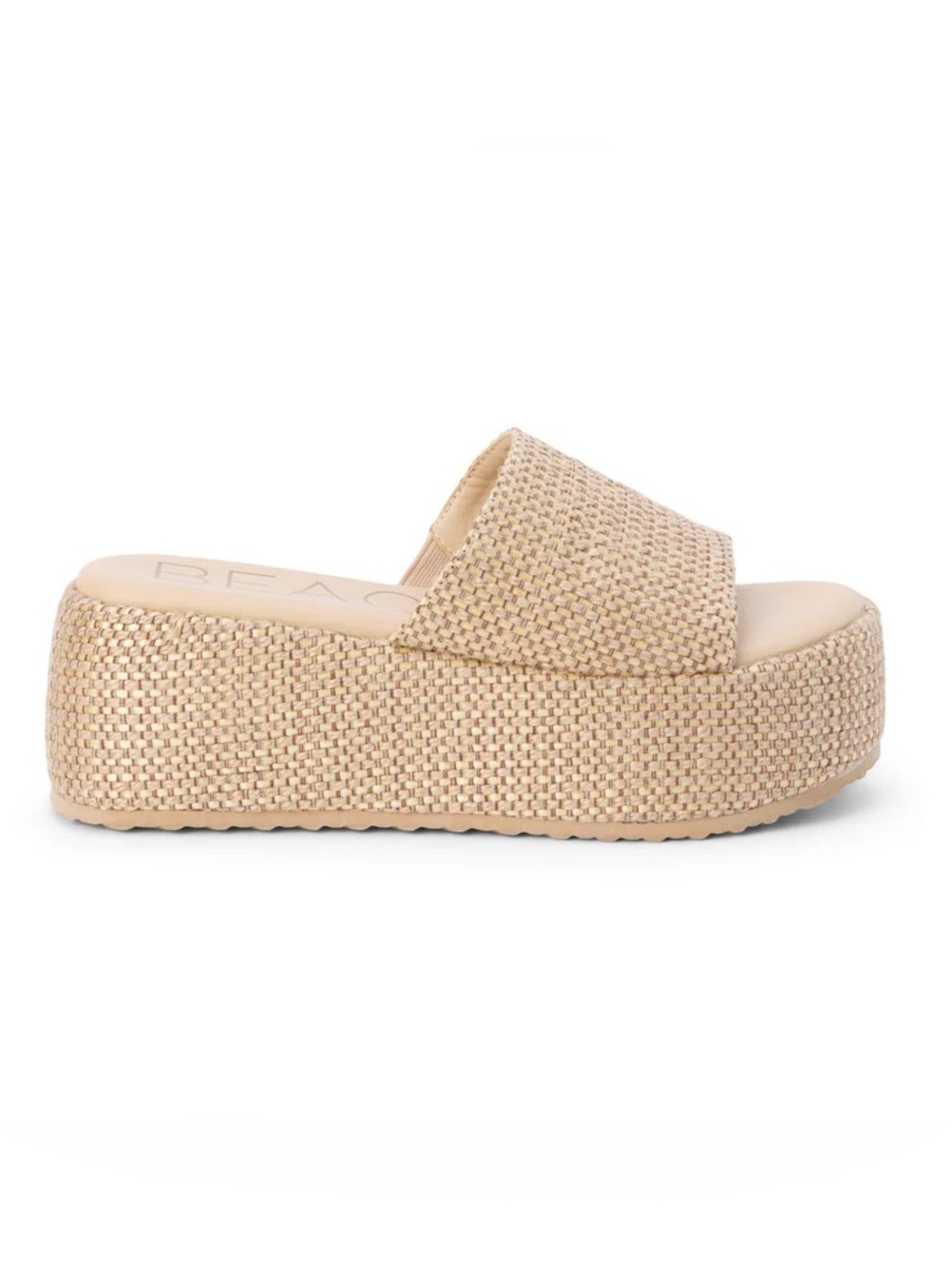 Pismo Platform Sandal Tan Multi